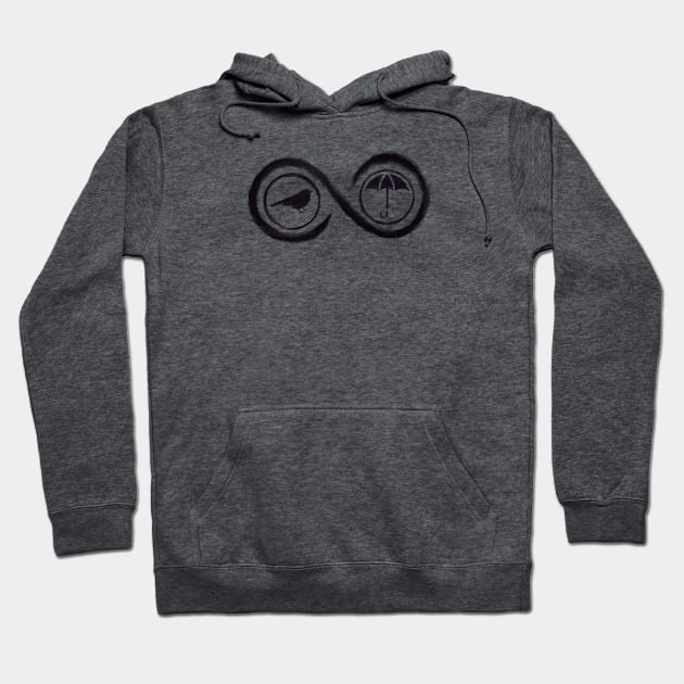 Umbrella Academy vs Sparrow Academy Grunge Infinity Statement Hoodie by Kraken Sky X TEEPUBLIC